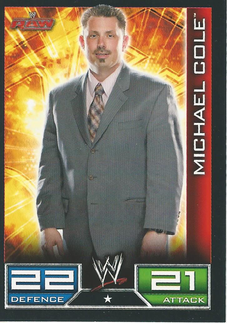WWE Topps Slam Attax 2008 Michael Cole #70