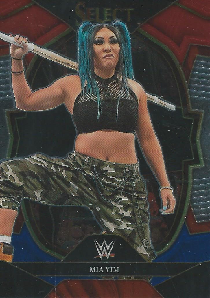 WWE Panini Select 2023 Red/Silver/Blue Mia Yim #10