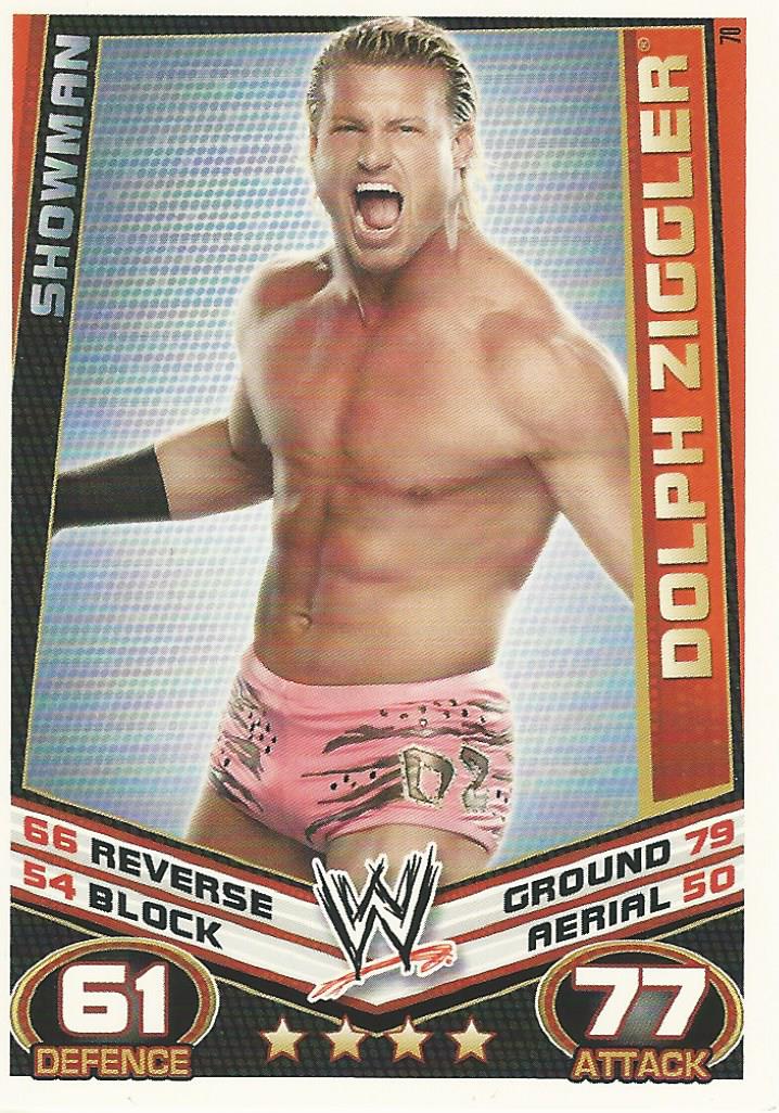 WWE Topps Slam Attax Rebellion 2012 Dolph Ziggler #70