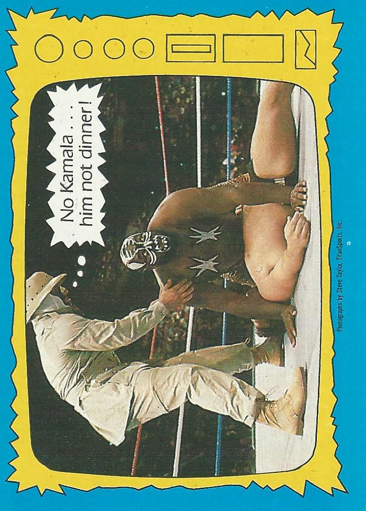 Topps WWF Wrestling Cards 1987 Kamala #70