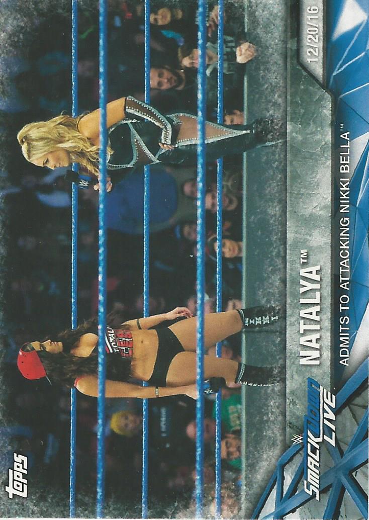 WWE Topps Women Division 2017 Natalya WWE-20 trading card PW Catalog