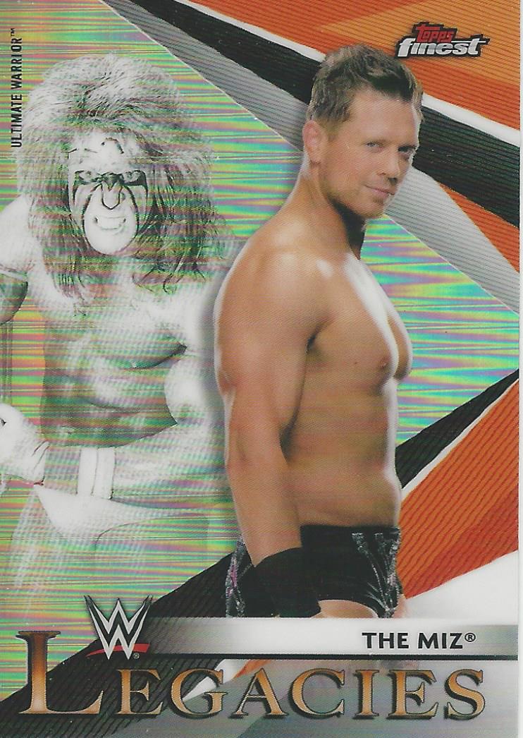 WWE Topps Finest 2021 The Miz and Ultimate Warrior L-13 trading card PW Catalog