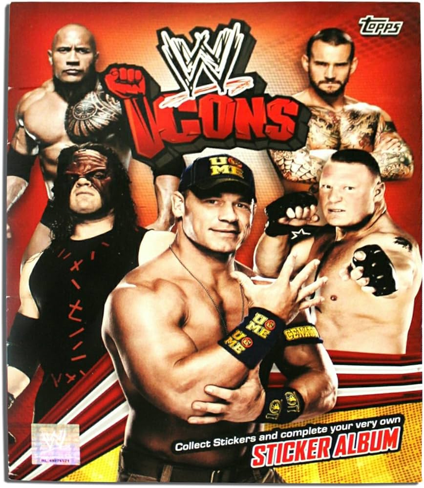 WWE Icons Stickers Album 2013 Stickers Album PW Catalog
