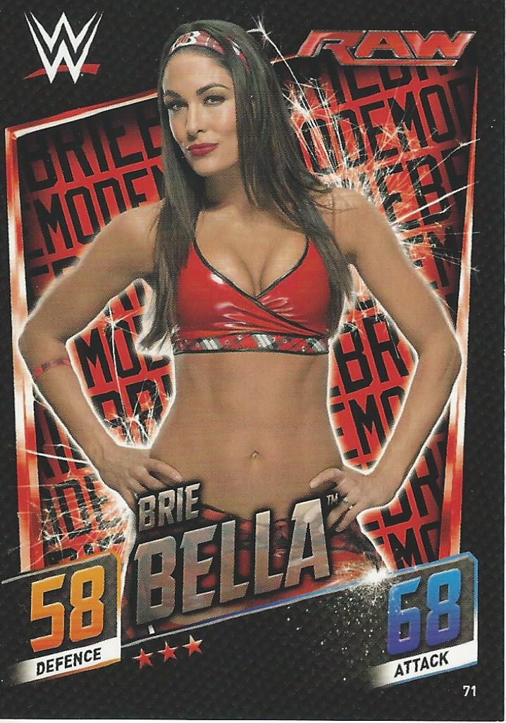 WWE Topps Slam Attax 2015 Then Now Forever Brie Bella #71