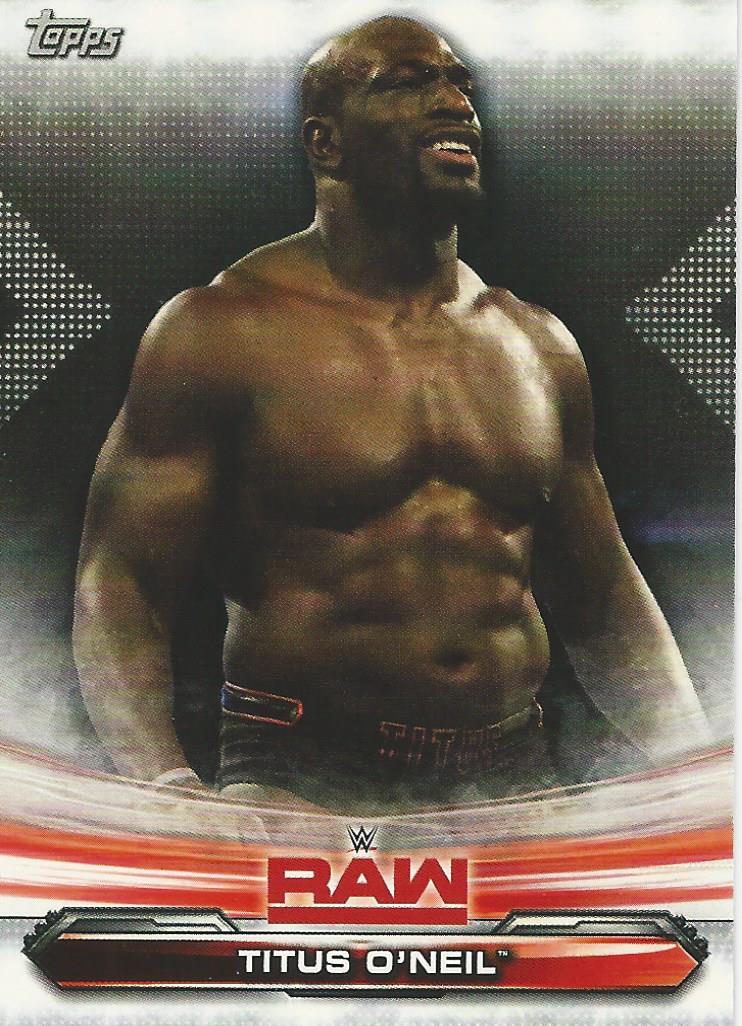 WWE Topps Raw 2019 Titus O'Neil #71