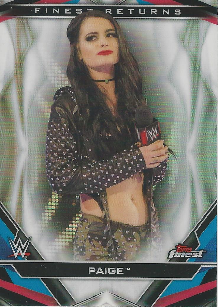 WWE Topps Finest 2020 Paige R-12 trading card PW Catalog