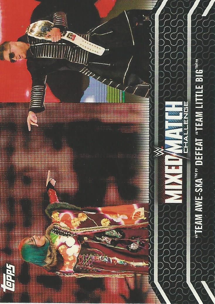 WWE Topps Women Division 2018 Asuka and The Miz MM-22 trading card PW Catalog