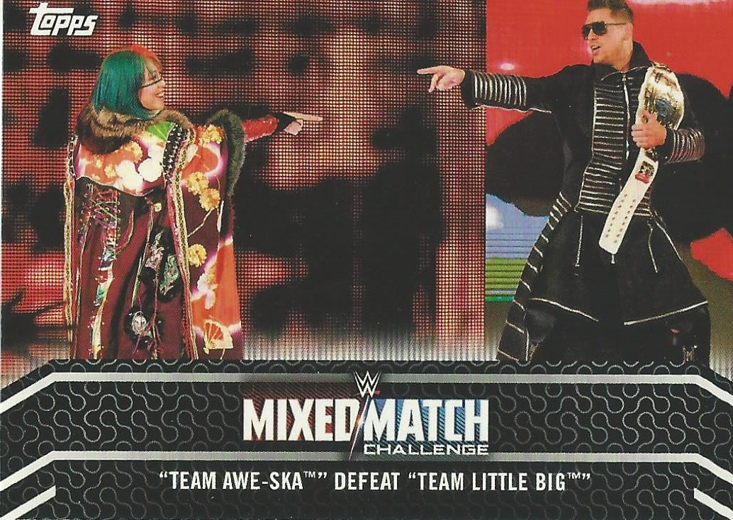 WWE Topps Women Division 2018 Asuka and The Miz MM-22