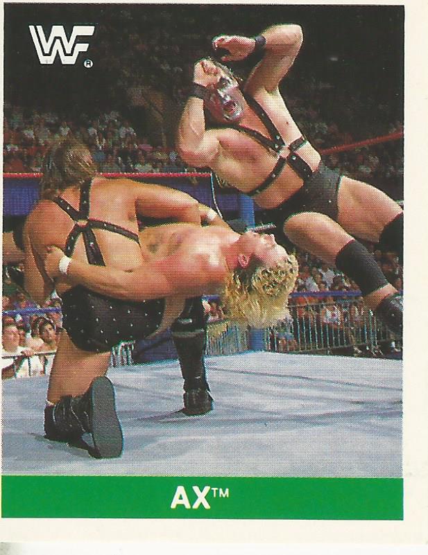 WWF Merlin Sticker Collection 1990 Demolition AX #72