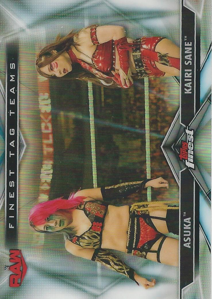 WWE Topps Finest 2020 Asuka and Kairi Sane TT-3 trading card PW Catalog