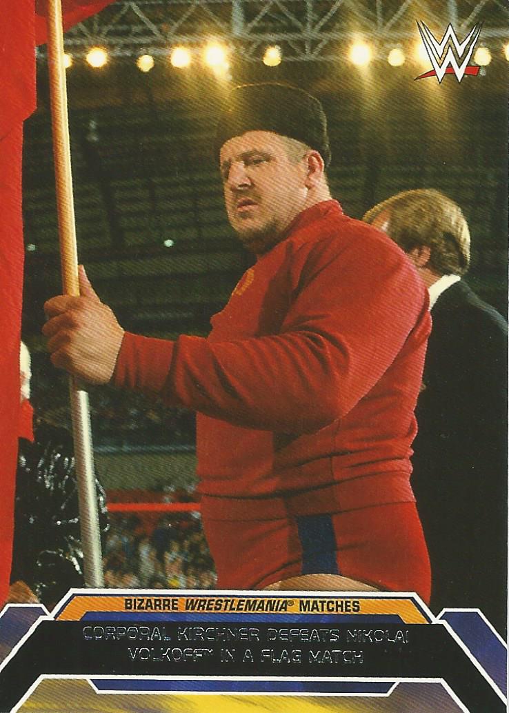 WWE Topps Road to Wrestlemania 2015 Nikolai Volkoff 3 of 10 trading card PW Catalog
