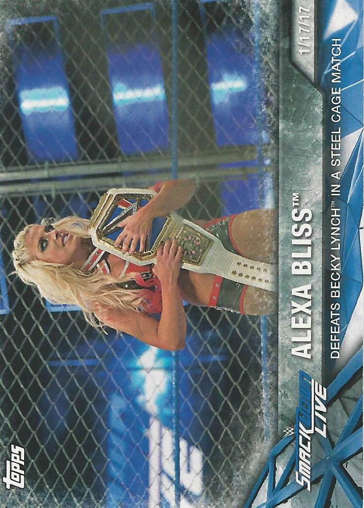 WWE Topps Women Division 2017 Alexa Bliss WWE-23 trading card PW Catalog