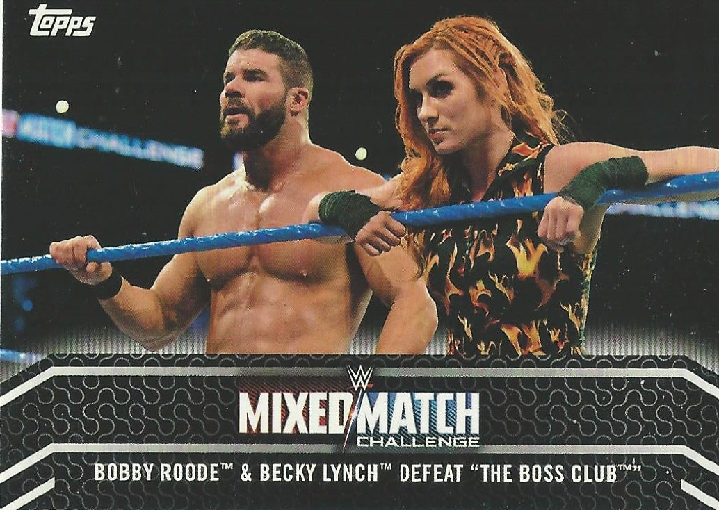 WWE Topps Women Division 2018 Becky Lynch and Bobby Roode MM-23