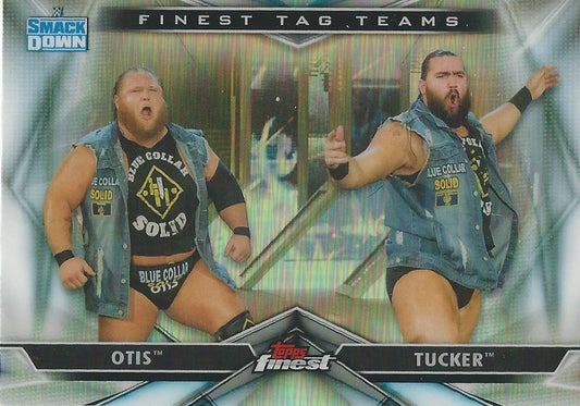 WWE Topps Finest 2020 Otis and Tucker TT-11