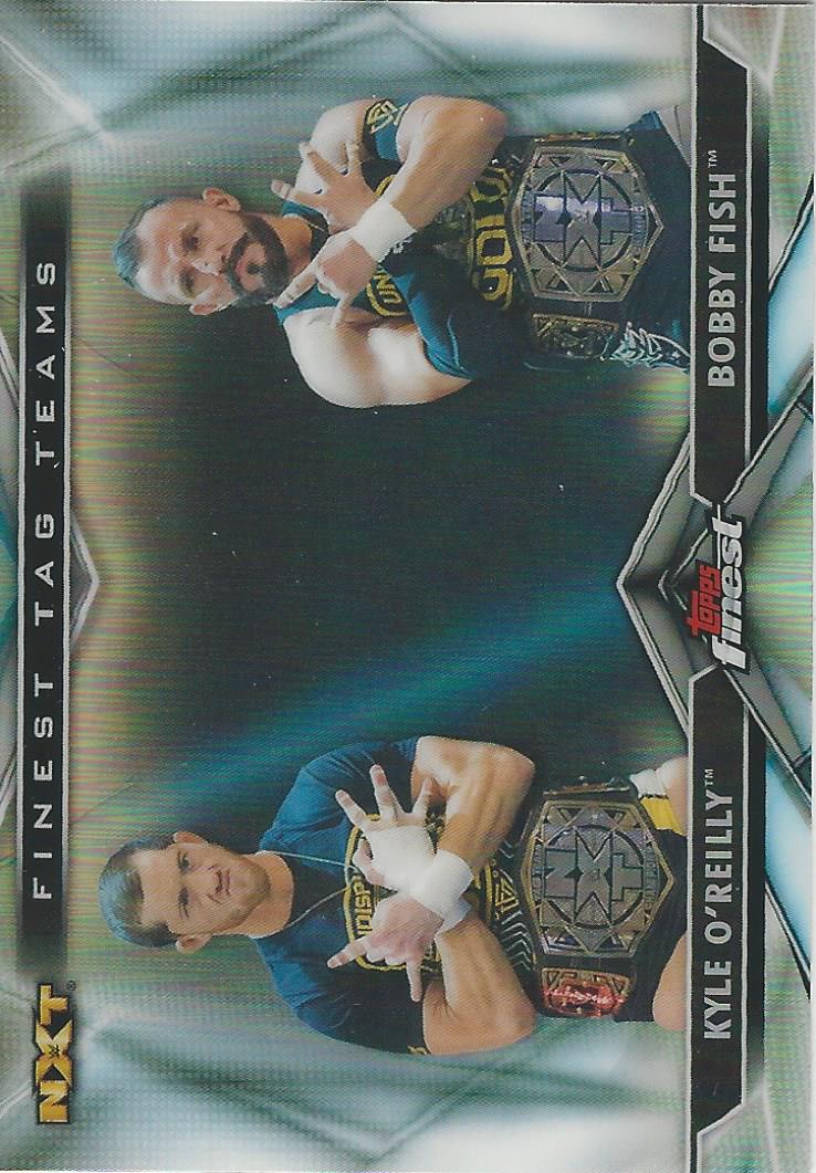 WWE Topps Finest 2020 Kyle O' Reilly and Bobby Fish TT-12 trading card PW Catalog