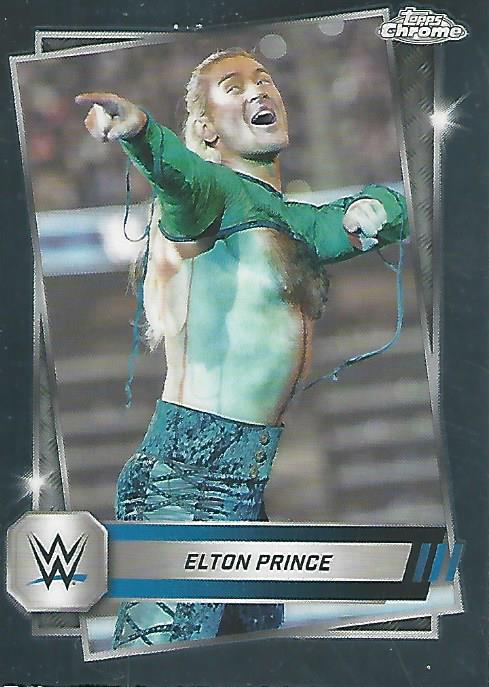 WWE Topps Chrome 2025 Trading Cards Elton Prince No.74 PW Catalog