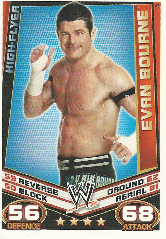 WWE Topps Slam Attax Rebellion 2012 Evan Bourne #74