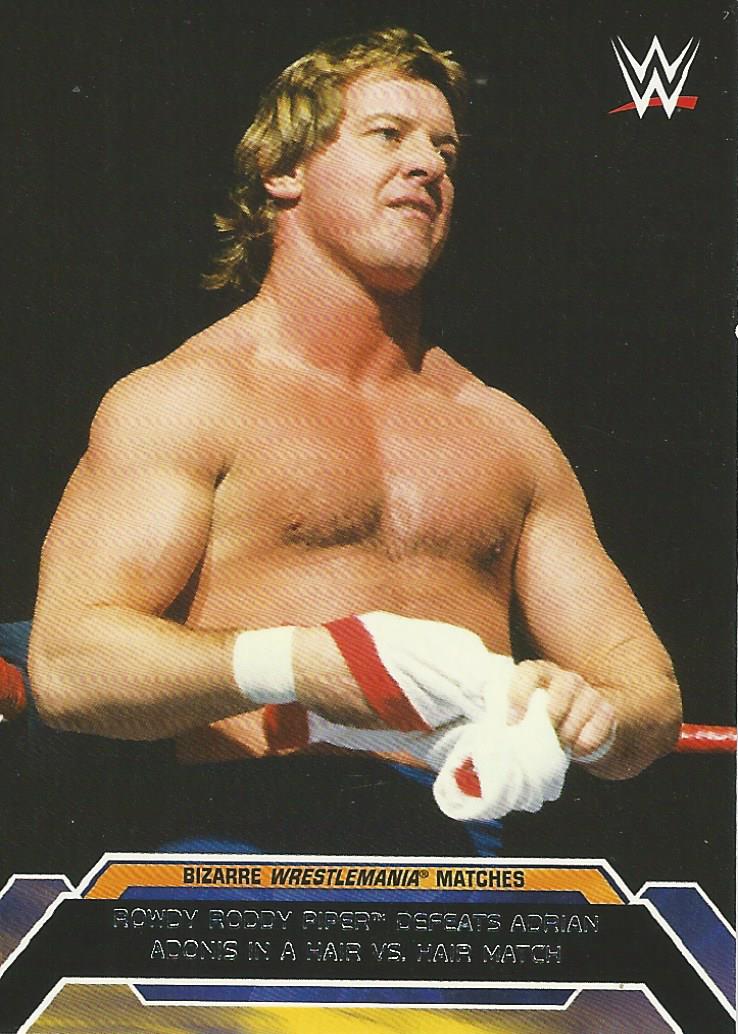 WWE Topps Road to Wrestlemania 2015 Roddy Piper 5 of 10 trading card PW Catalog