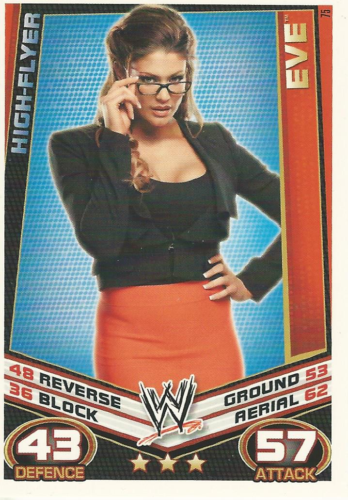 WWE Topps Slam Attax Rebellion 2012 Eve Torres #75