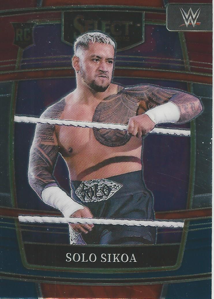 WWE Panini Select 2022 Red/Silver/Blue Solo Sikoa #58