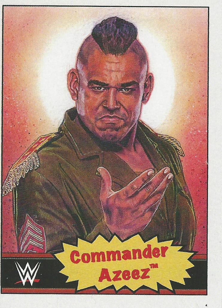 WWE Topps Living Set 2021 Commander Azeez #76