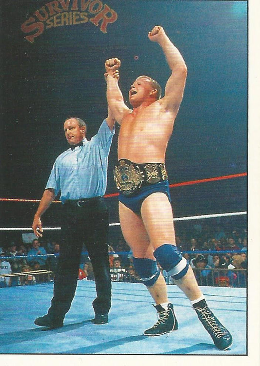 WWF Panini 1995 Sticker Collection Bob Backlund #76