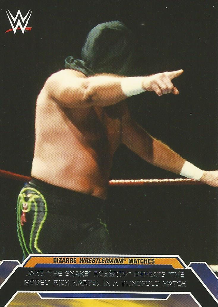 WWE Topps Road to Wrestlemania 2015 Jake the Snake Roberts 6 of 10 trading card PW Catalog