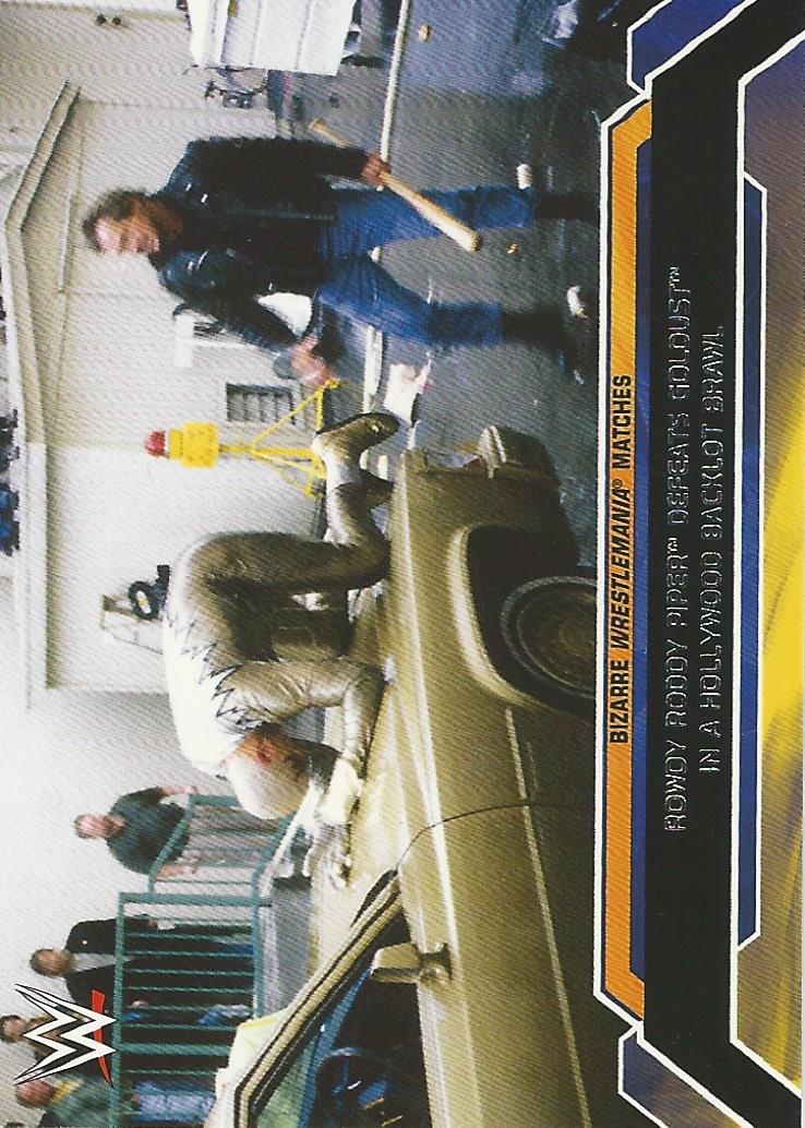 WWE Topps Road to Wrestlemania 2015 Roddy Piper 7 of 10 trading card PW Catalog
