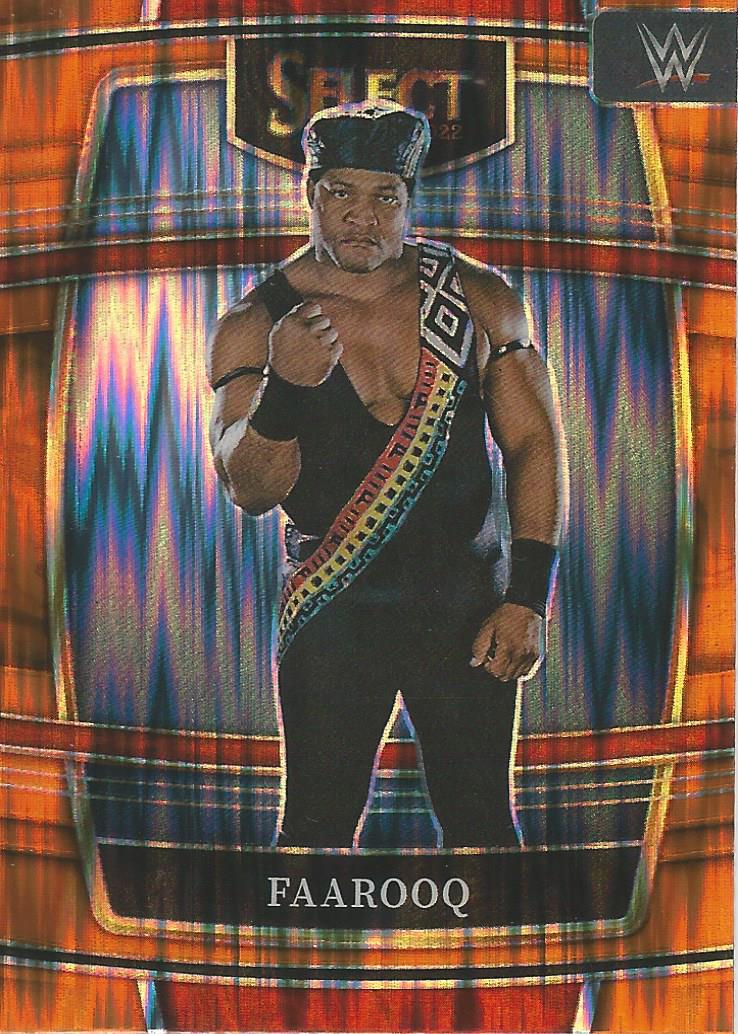 WWE Panini Select 2022 Faarooq #77 Orange Flash