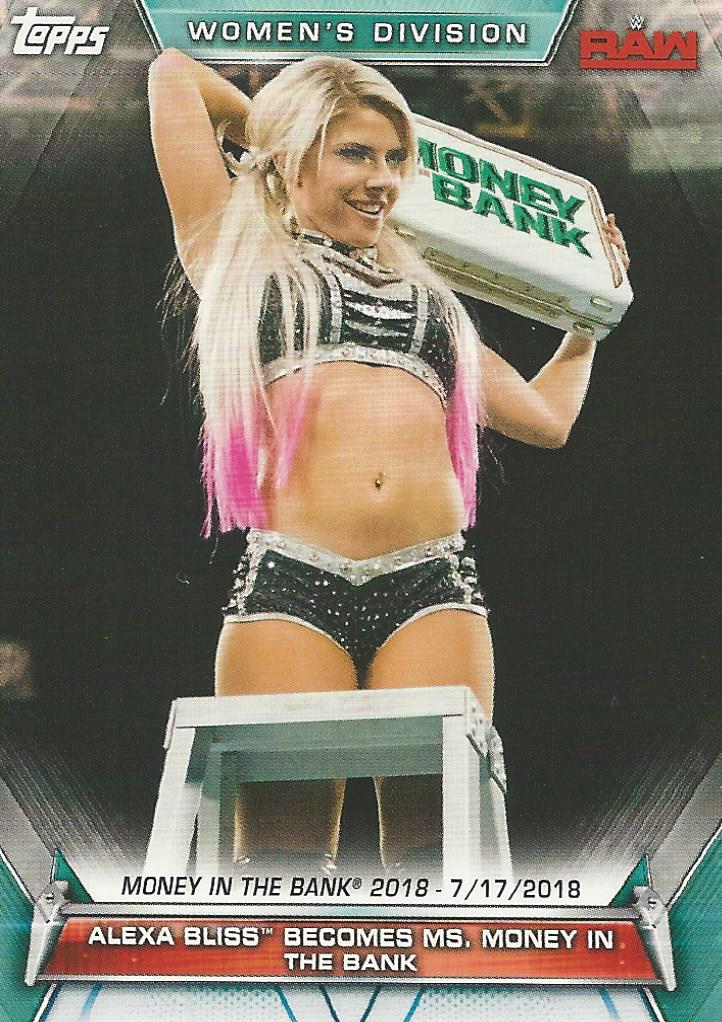 WWE Topps Women Division 2019 Alexa Bliss #77