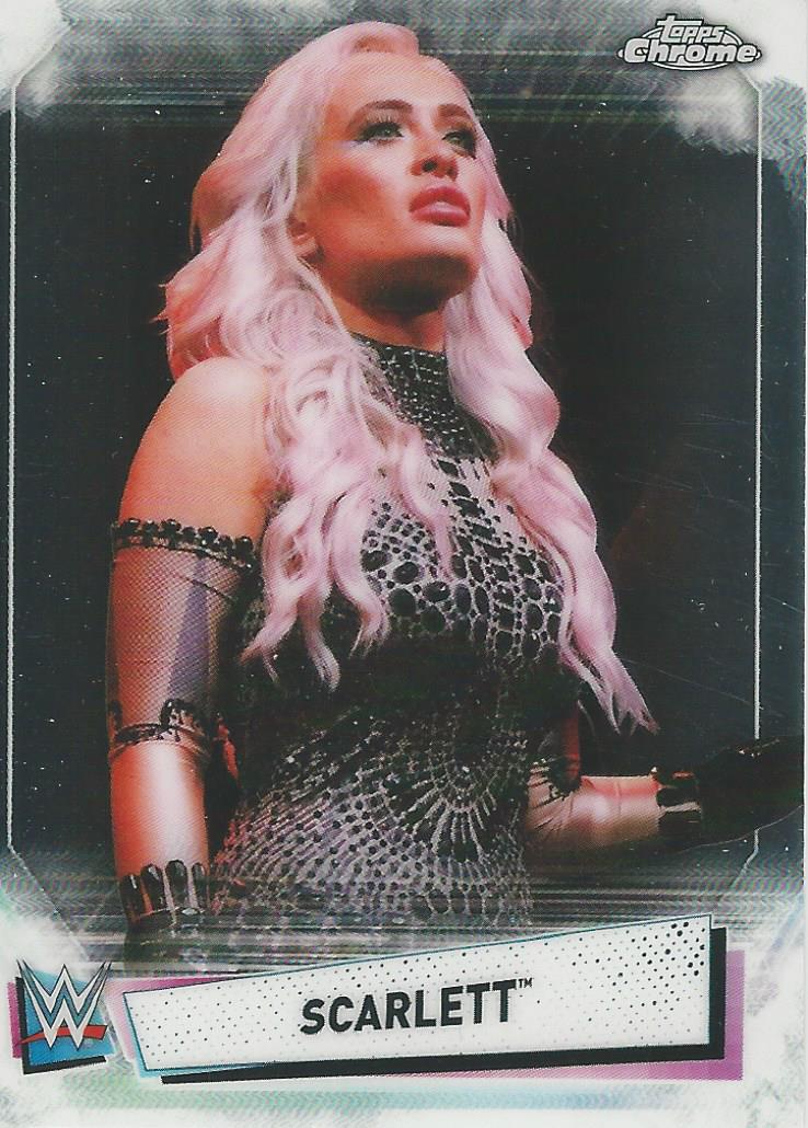 WWE Topps Chrome 2021 Scarlett #95