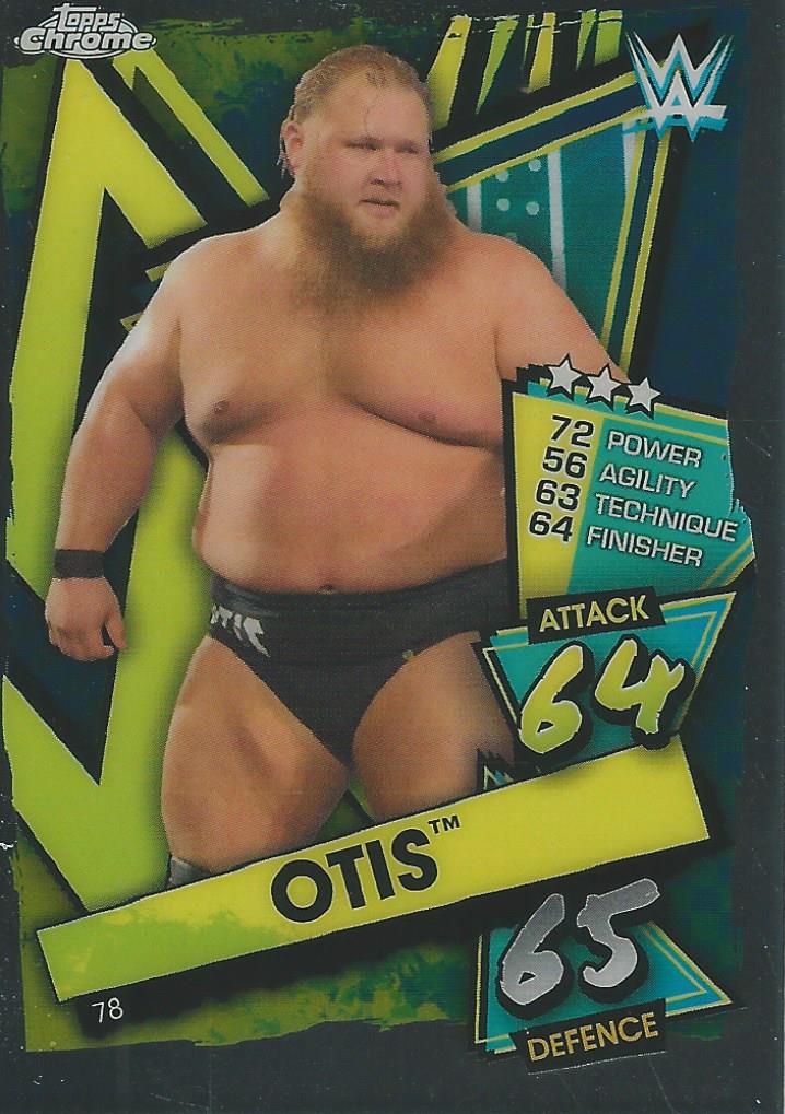 WWE Topps Slam Attax Chrome 2021 Otis #78