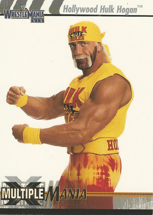WWE Fleer Wrestlemania XIX 2003 Hulk Hogan #78