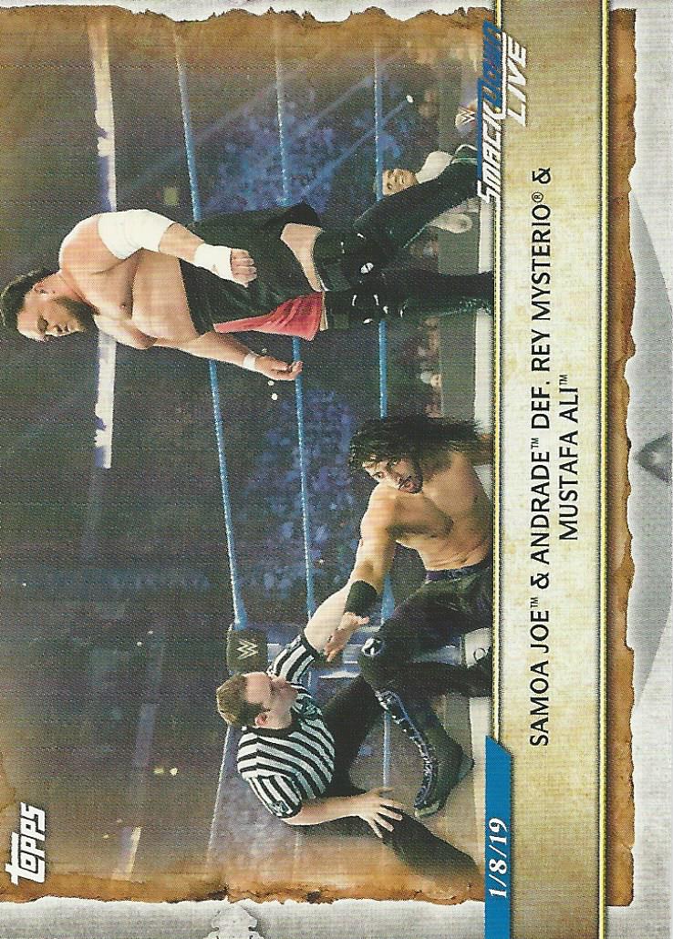 WWE Topps Road to Wrestlemania 2020 Samoa Joe #79
