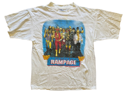 1992 WWF European Rampage German Tour T-shirt Pwcatalog