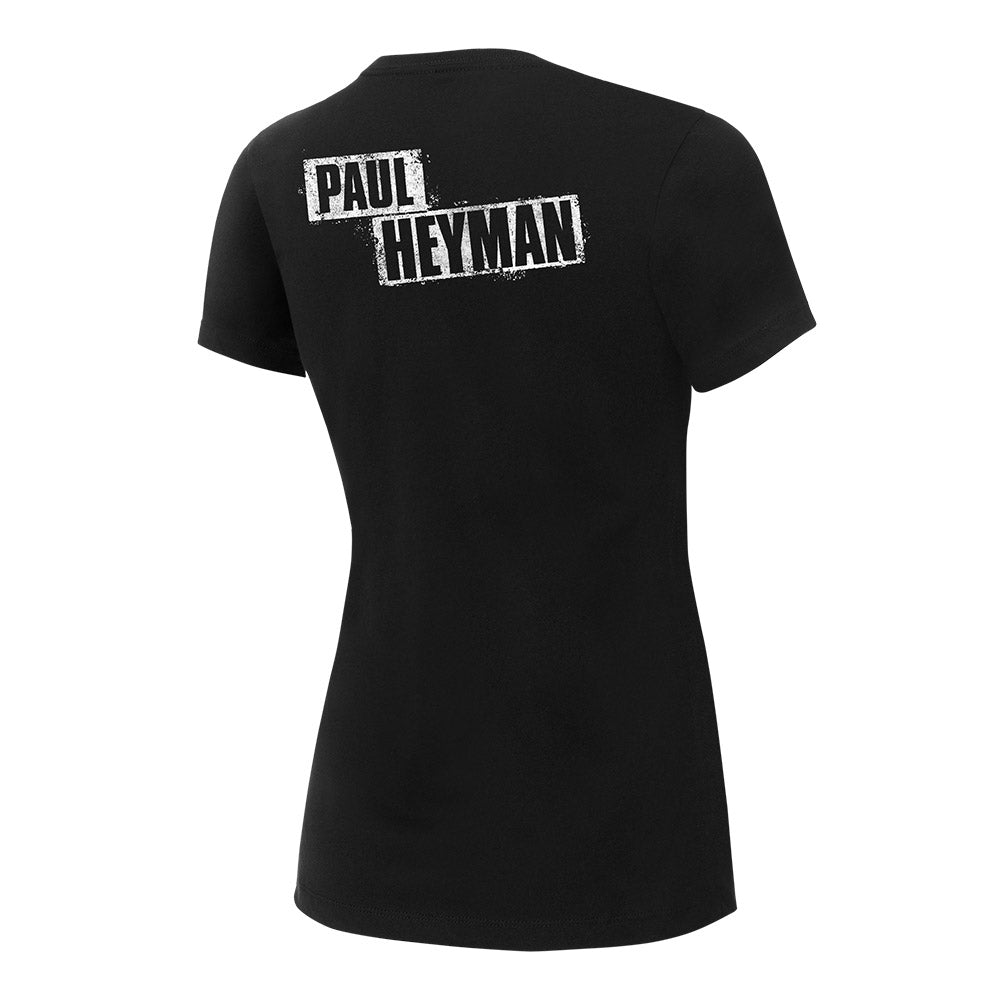 Paul Heyman "Never a Prediction" Women's Authentic T-Shirt T-Shirt PW Catalog