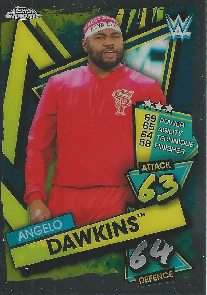 WWE Topps Slam Attax Chrome 2021 Angelo Dawkins #7