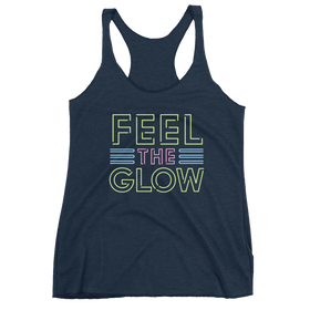 Naomi "Feel The Glow" Women's Racerback Tank Top