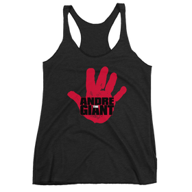 Andre the Giant "Handprint" Women's Racerback Tank Top