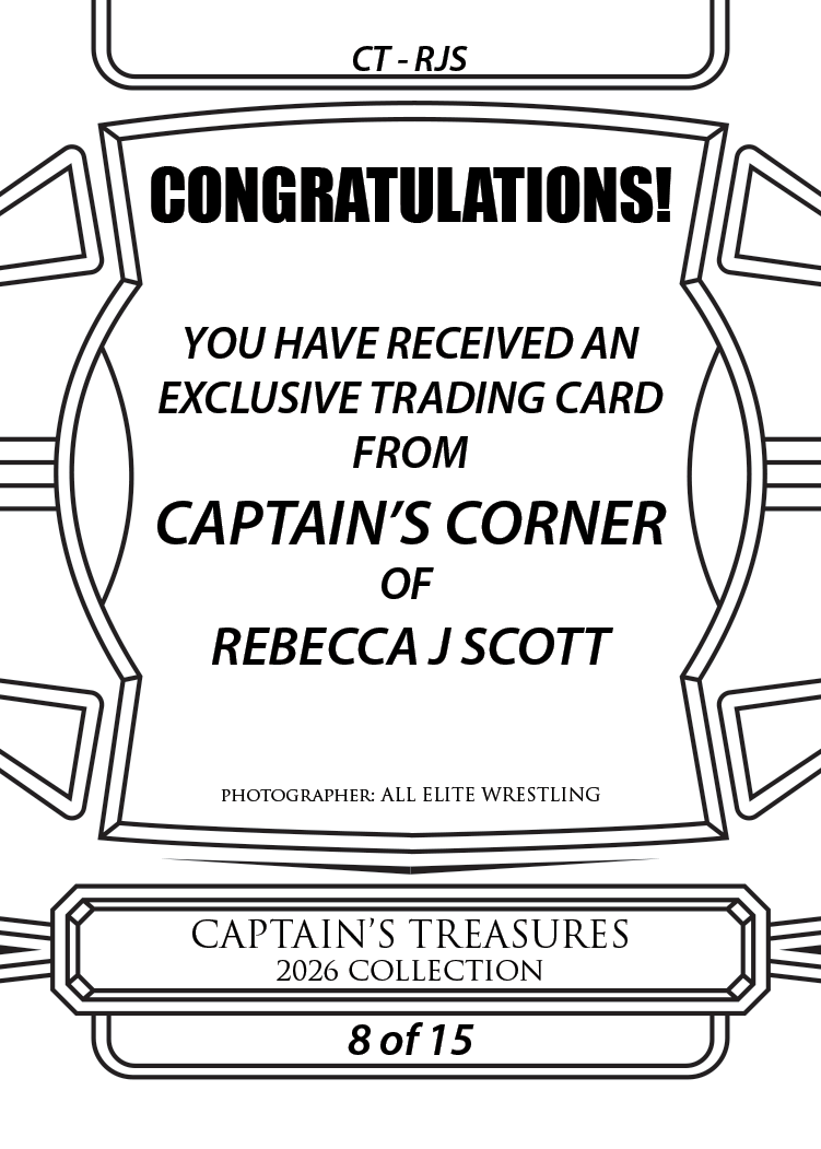 Rebecca J Scott trading card PW Catalog