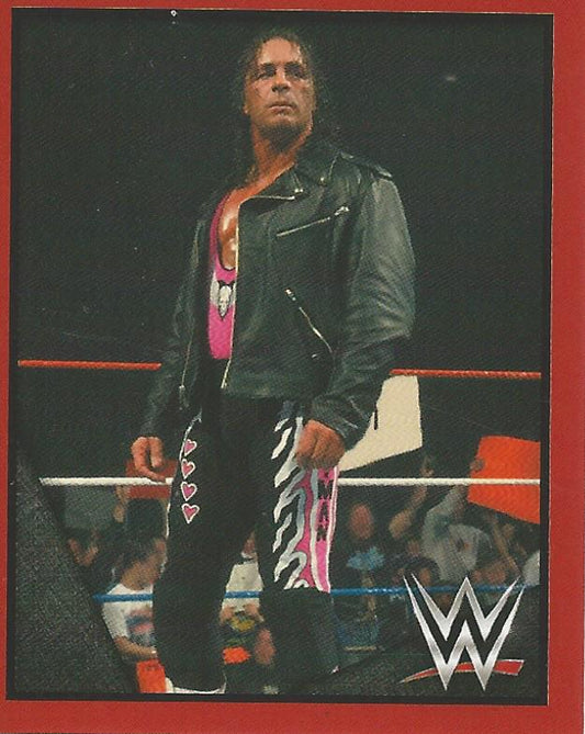 WWE Topps Then Now Forever 2016 Stickers Bret Hart #80