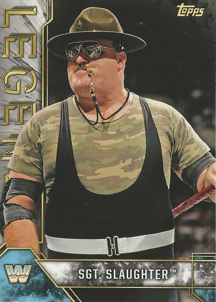 WWE Topps Legends 2017 Sgt Slaughter #80