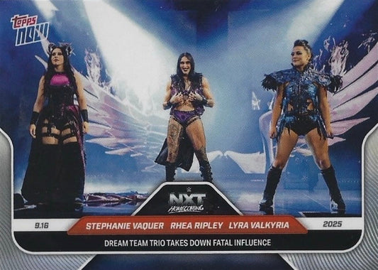 Stephanie Vaquer / Rhea Ripley / Lyra Valkyria Dream Team Trio Takes Down Fatal Influence