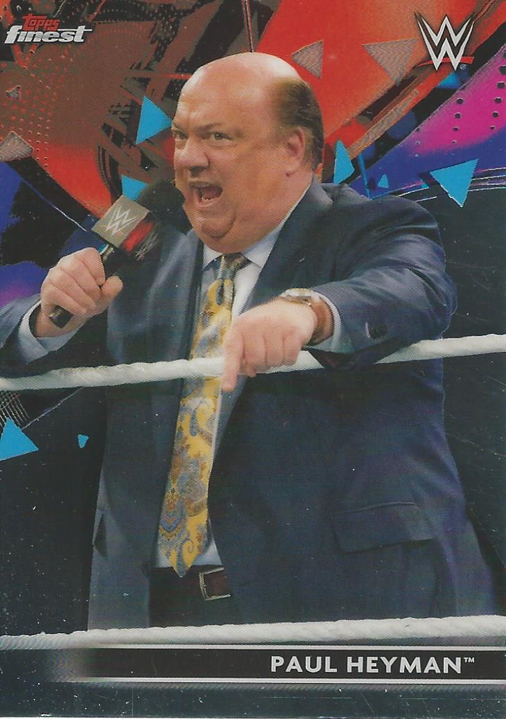 WWE Topps Finest 2021 Paul Heyman #62