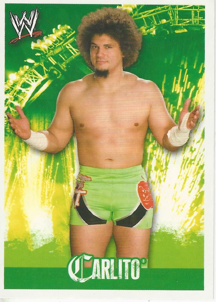WWE Topps Rivals 2009 Stickers Carlito #81