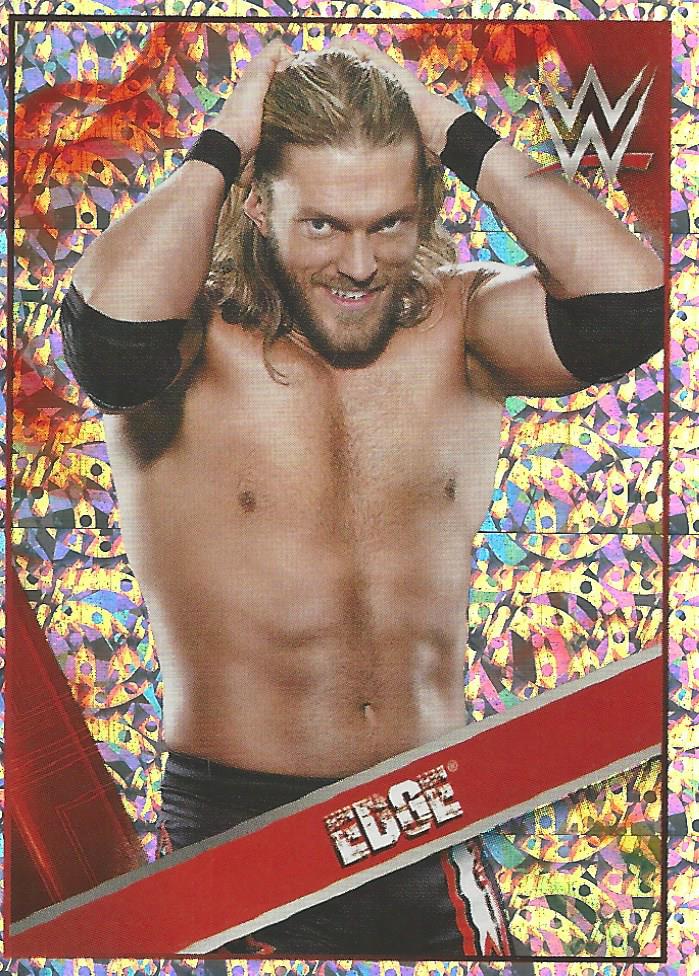 WWE Topps Then Now Forever 2016 Stickers Foil Edge #81
