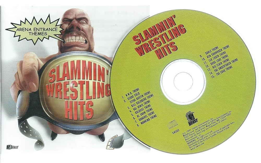 Slammin' Wrestling Hits 1999 Music CDs PWcatalog