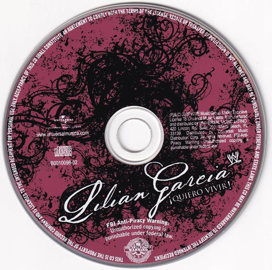 Lilian Garcia – !Quiero Vivir! Music CDs PWcatalog