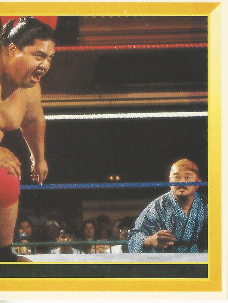WWF Merlin Sticker 1994 Yokozuna #82