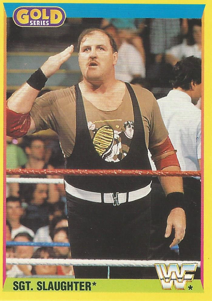 WWF Merlin Gold Series 2 1992 Sgt Slaughter #82